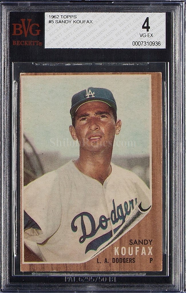 Gaylord Perry 1962 Topps Baseball Rookie Card #199 SGC 5 EX