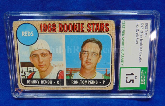 Johnny Bench & The 1968 Rookie Of The Year Award