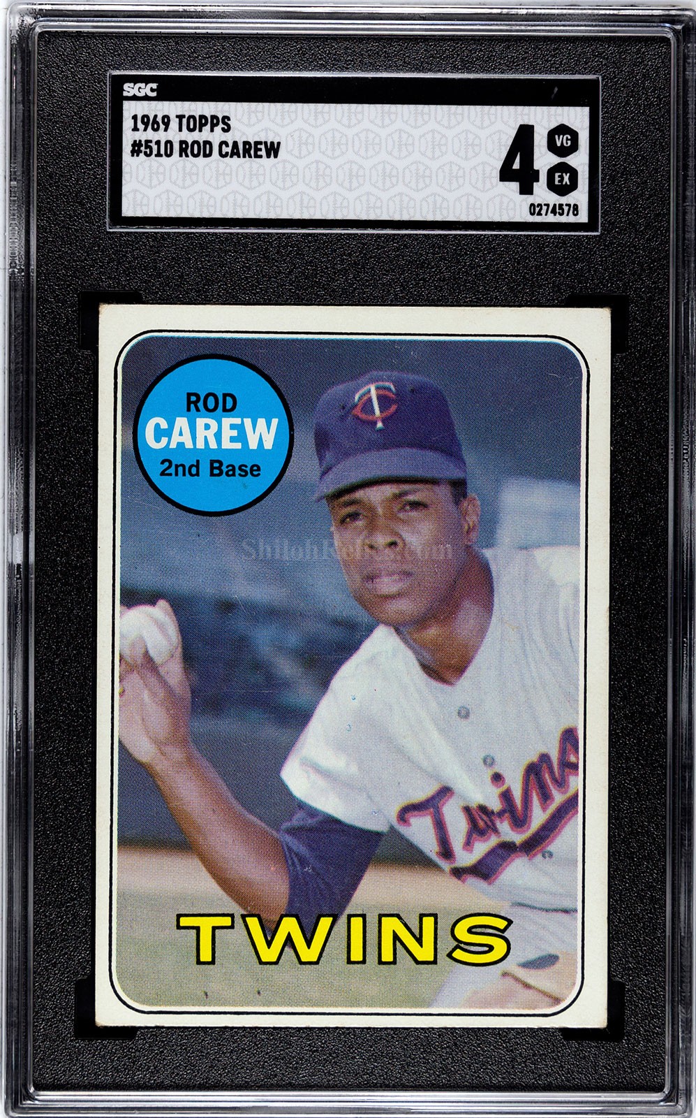 1969 Topps Rod Carew Minnesota Twins #510 Baseball Card