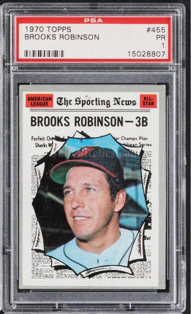 1971 Topps #300 Brooks Robinson Baltimore Orioles Baseball Card VG+